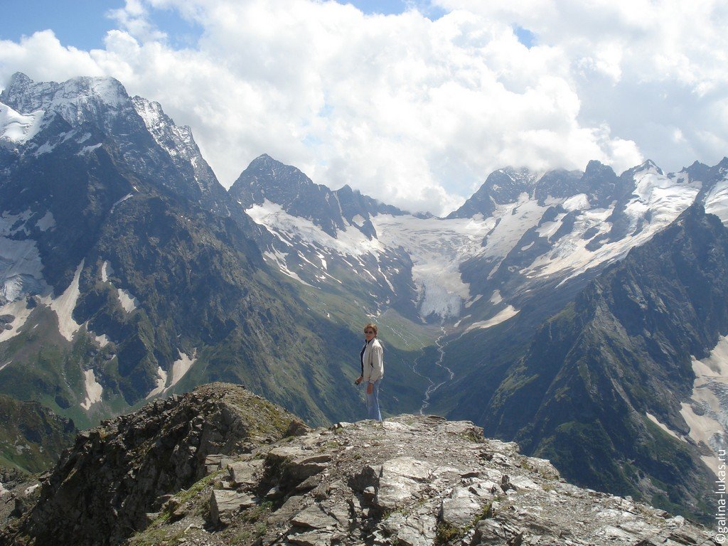 Домбай в августе фото